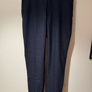 Suitsupply - Medium Blue Wool Dress Pant - 32” Waist